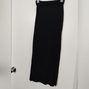 A+ Ellen Classic Black Maxi Skirt